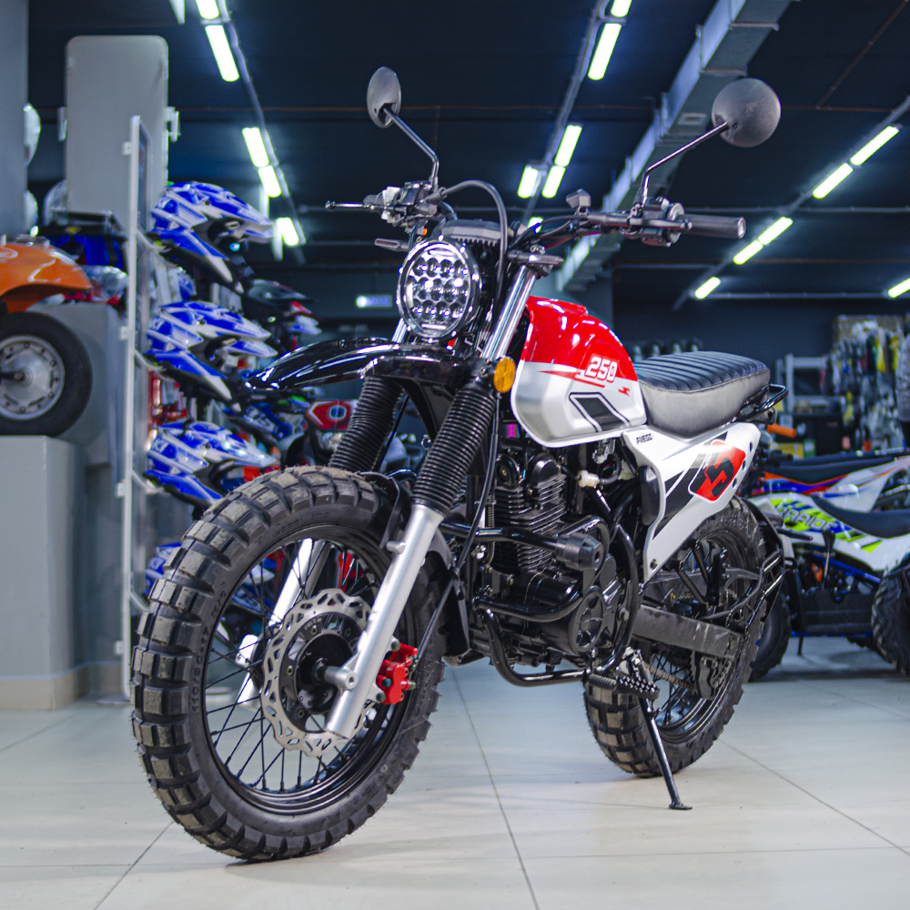 Мотоцикл FUEGO SCRAMBLER-R Rambolor 250 красный 2023 в Златоусте