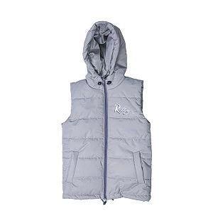 Жилет с капюшоном ROLLING MOTO KIDS (сер, 152 см)