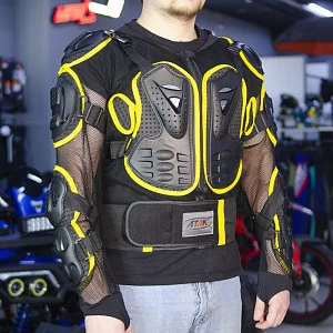 Черепаха защитная ATAKI SC-P114 (черн/кисл желт, XL)