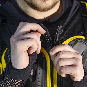 Черепаха защитная ATAKI SC-P114 (черн/кисл желт, XL)