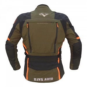 Куртка муж.текстиль Pilgrim (черн/зел/оранж, XXXL)