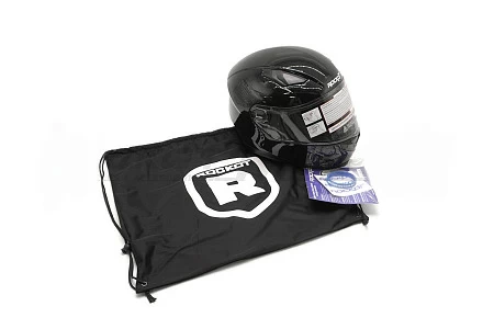 Шлем интеграл с очками ROCKOT RM-133 Solid Dark