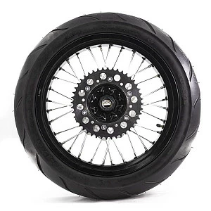 Колеса МОТАРД комп-т ZR, Sport Pro, CR-Z (диски алюм, шины110/70-17,130/70-17, зв. 520x50) ось 20/25