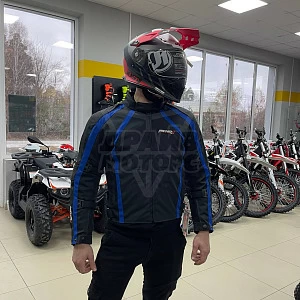 Куртка мотоциклетная Stunt Man (черн/син, S)