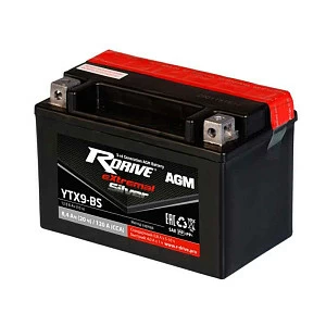 Мотоциклетный аккумулятор RDrive Extremal SILVER YTX9-BS