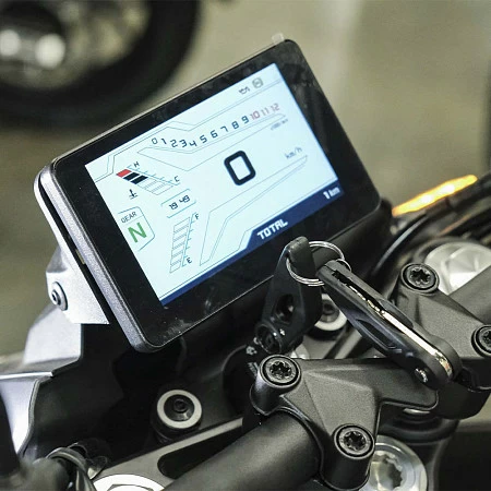 Мотоцикл QJ SRK 400 (серый/черный/зеленый)