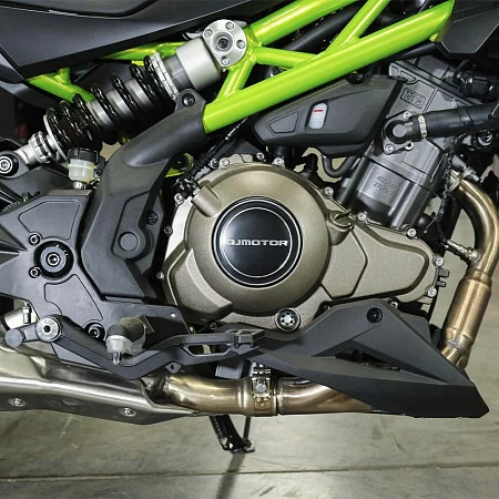 Мотоцикл QJ SRK 400 (серый/черный/зеленый)