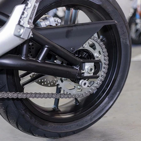 Мотоцикл QJ SRV 550 (синий/серебристый)