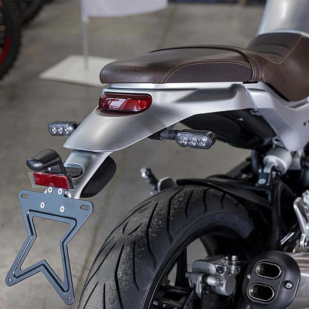 Мотоцикл QJ SRV 550 (синий/серебристый)