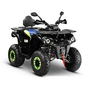 Снегоболотоход (квадроцикл) GLADIATOR (Mikilon) F200 LONG (черный) с ПСМ