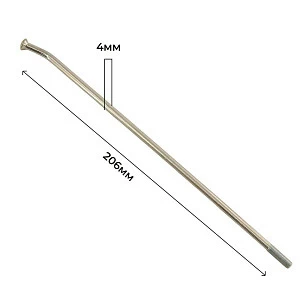 Спицы KAYO 19" внешние, задний диск (алюминий) компл.16 шт.