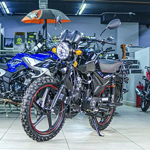 Мопед ROCKOT ALPHA OFFROAD M-12 (черный глянцевый)