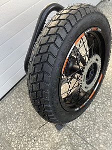 Колеса МОТАРД комп-т  ZR, Sport Pro, CR-Z (диски алюм, шины110/90-17,130/70-17, зв. 520x40) ось20/25