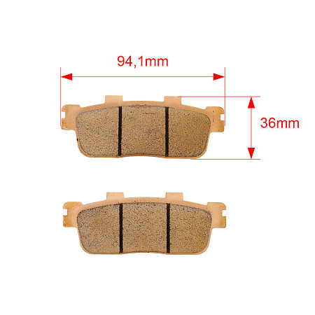Тормозные колодки GOLD FREN Sintered S3 286 (FA 427,607)