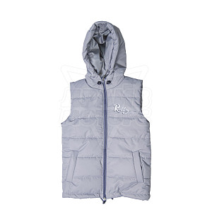 Жилет с капюшоном ROLLING MOTO KIDS (сер, 140 см)